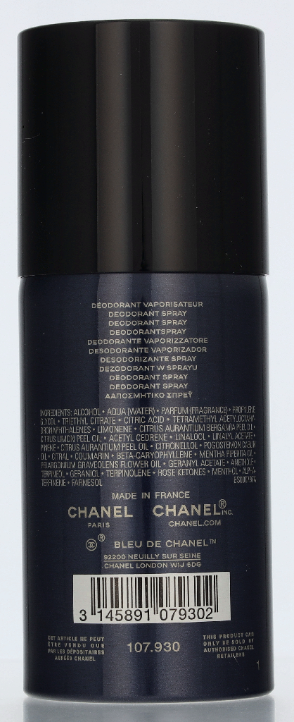 Chanel Bleu De Chanel Pour Homme Deo Spray 100 ml