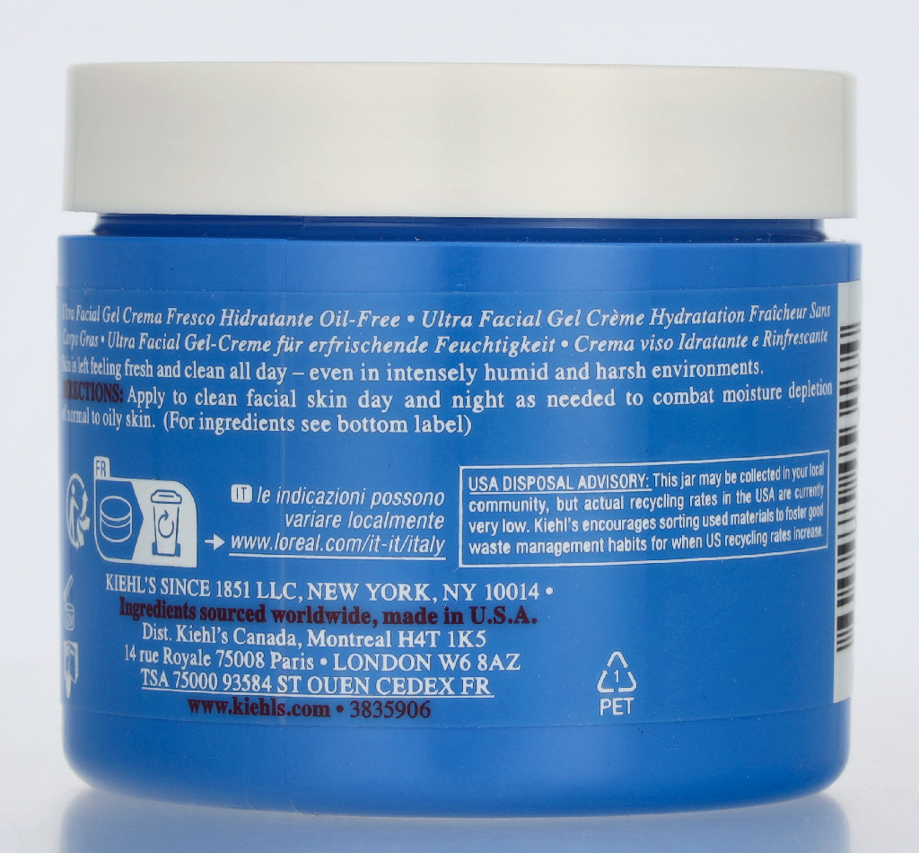 Kiehl's Ultra Facial Oil-Free Gel-Cream 125 ml