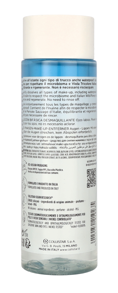 Collistar Two-Phase Make-Up Removing Solution 200 ml