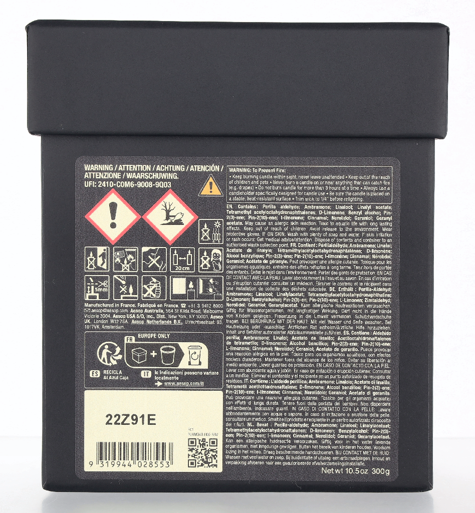 Aesop Callippus Candle 300 g