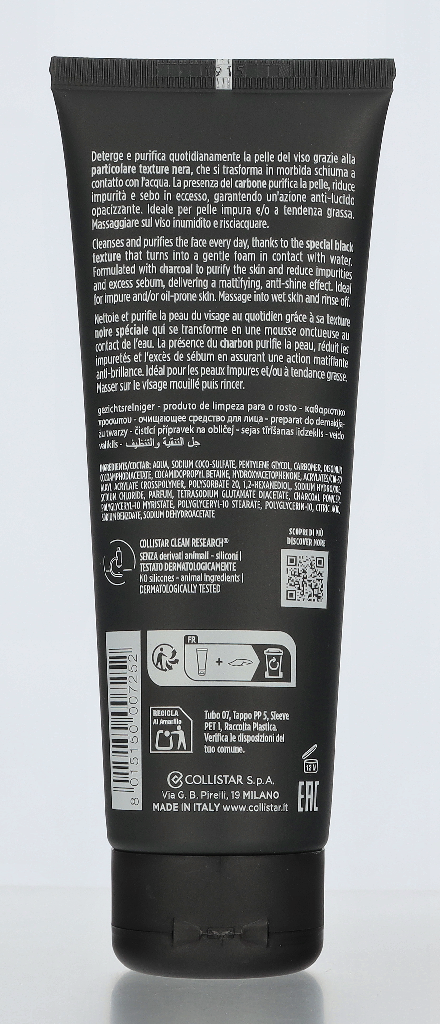 Collistar Uomo Face Purifying Cleansing Gel 125 ml