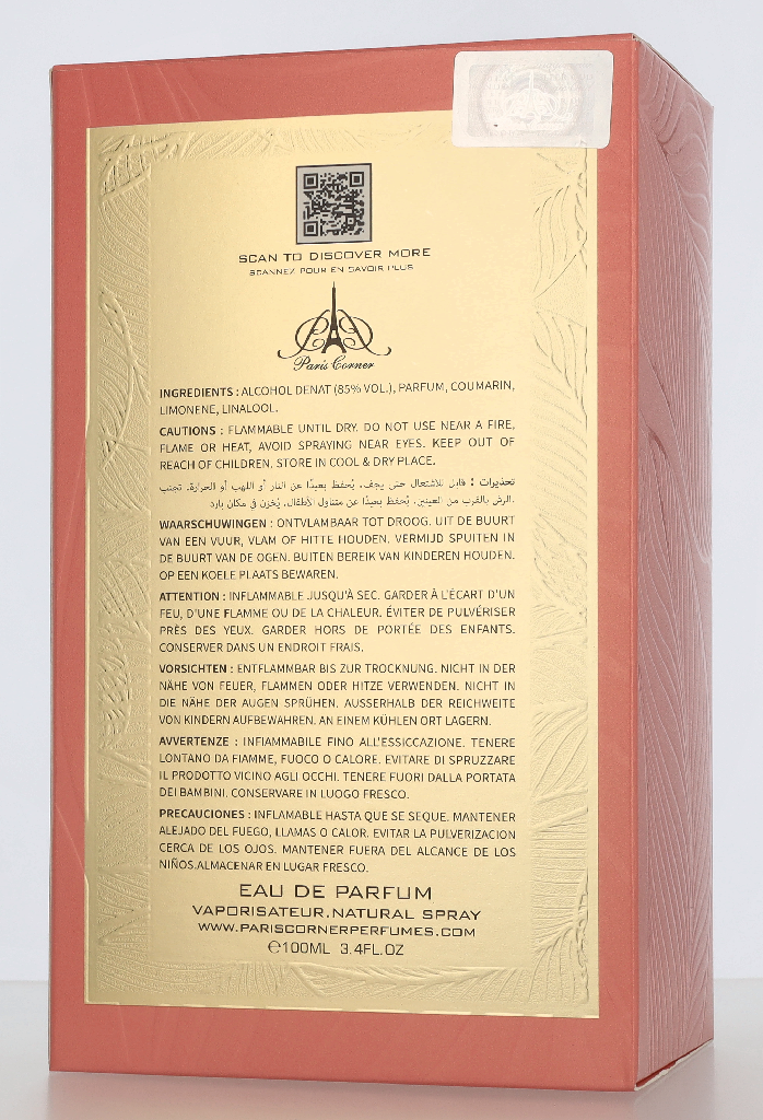 Paris Corner Qissa Pink Edp Spray 100 ml