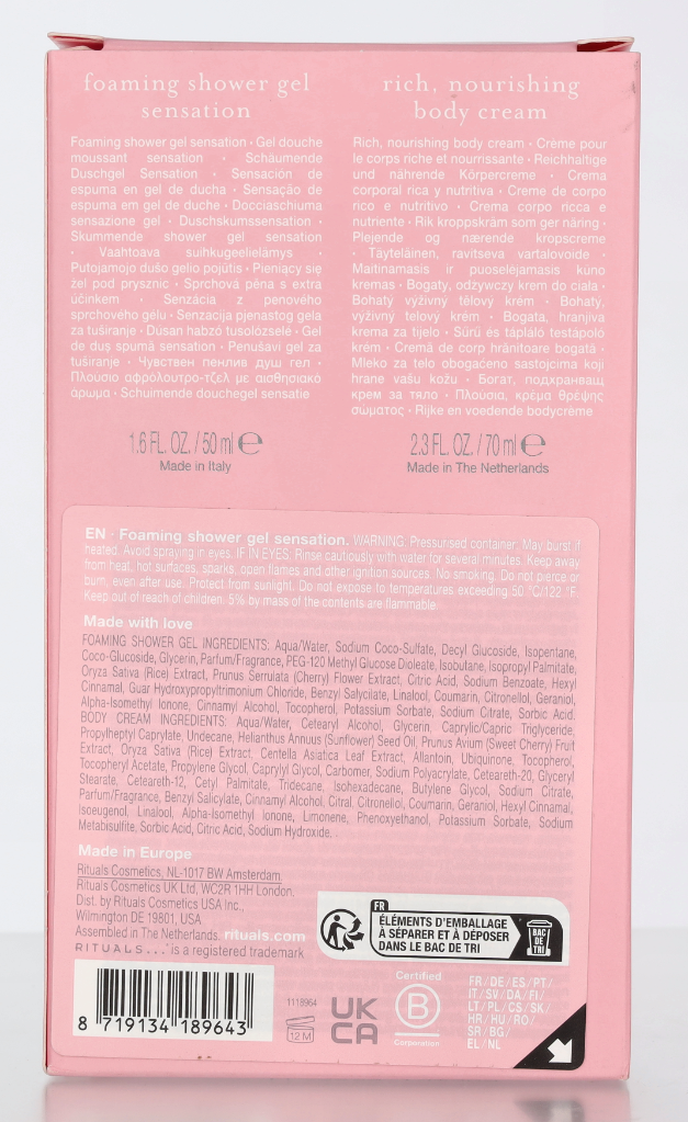 Rituals Sakura Mini Travel Set 120 ml