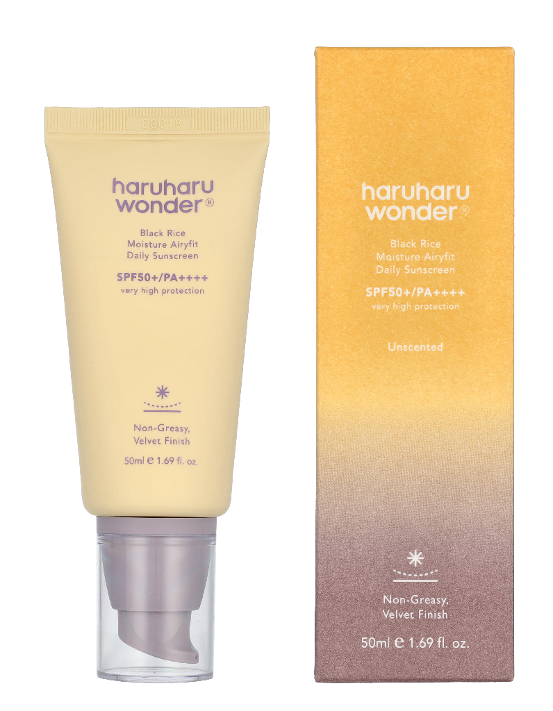 Haruharu Wonder Black Rice Moisture Airyfit Daily Sunscreen SPF50+ PA++++ 50 ml