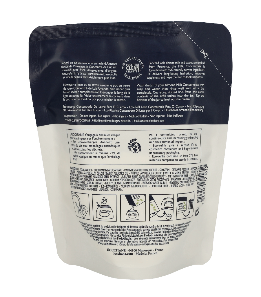 L'Occitane Almond Milk Concentrate - Refill 200ml