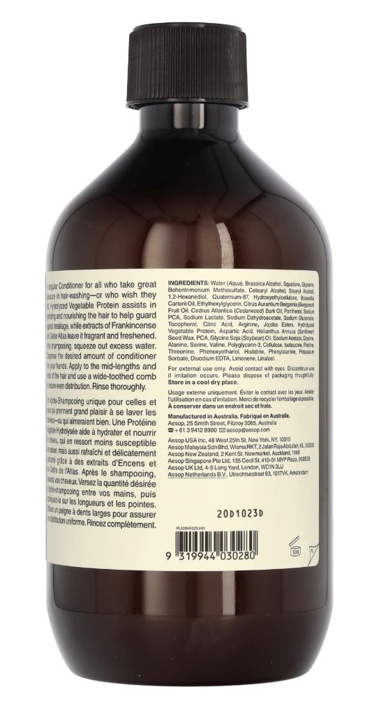 Aesop Conditioner With Screw Cap 500 ml