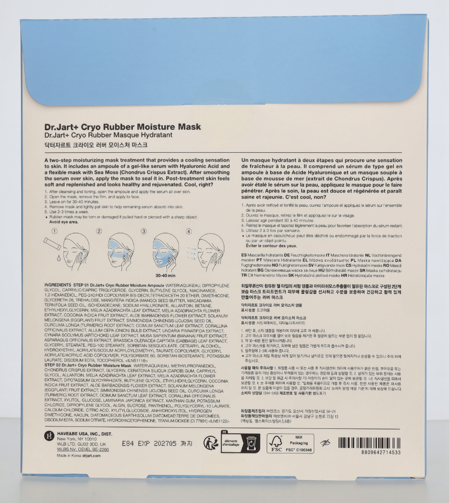 Dr. Jart+ Cryo Rubber Moisture Mask 44 g