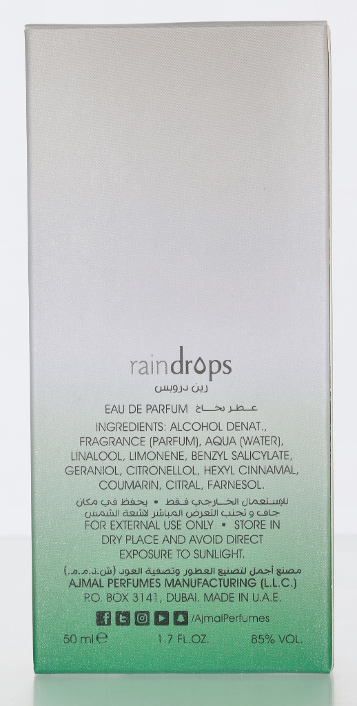 Ajmal Raindrops Edp Spray 50 ml