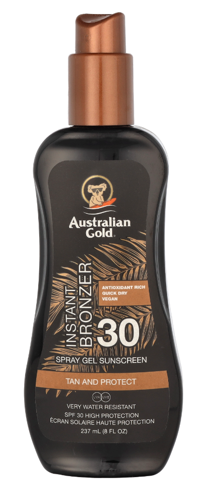 Australian Gold Spray Gel Instant Bronzer SPF30 237 ml