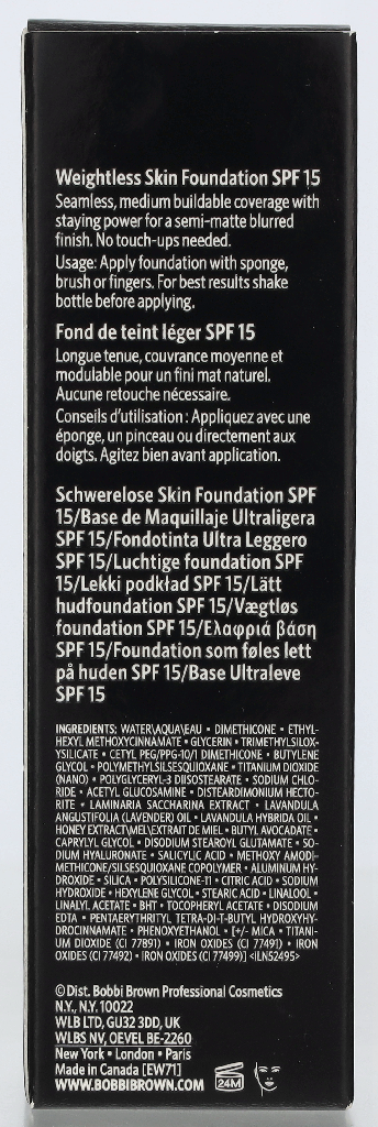 Bobbi Brown Weigthless Skin Foundation SPF15 30 ml