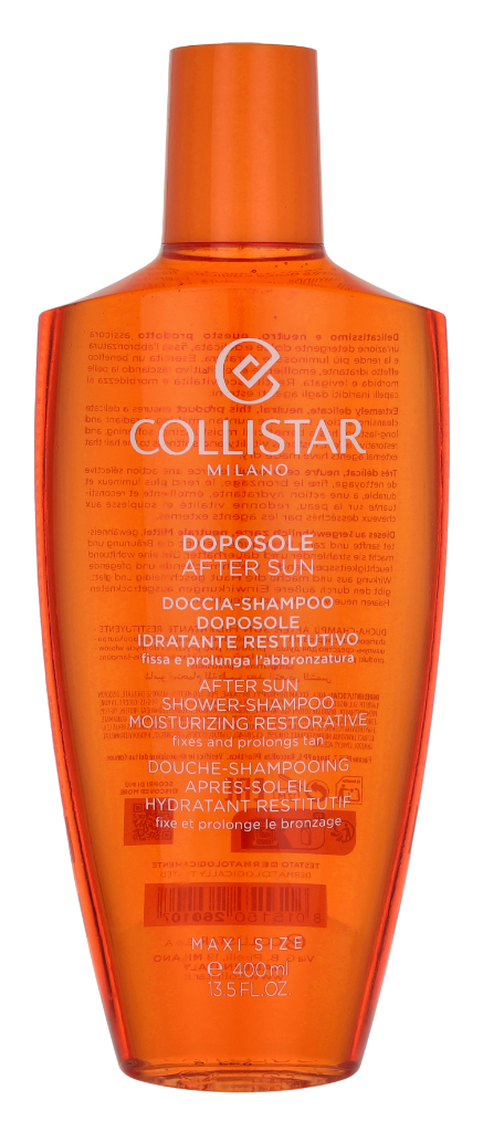 Collistar After Sun Shower-Shampoo Moist. Rest. 400ml