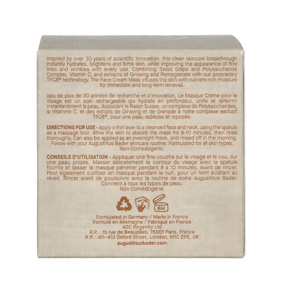 Augustinus Bader The Face Cream Mask 50 ml
