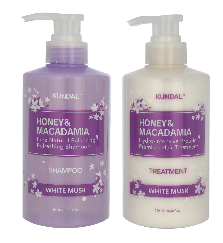 Kundal Honey & Macadamia White Musk Edition Set 1000 ml