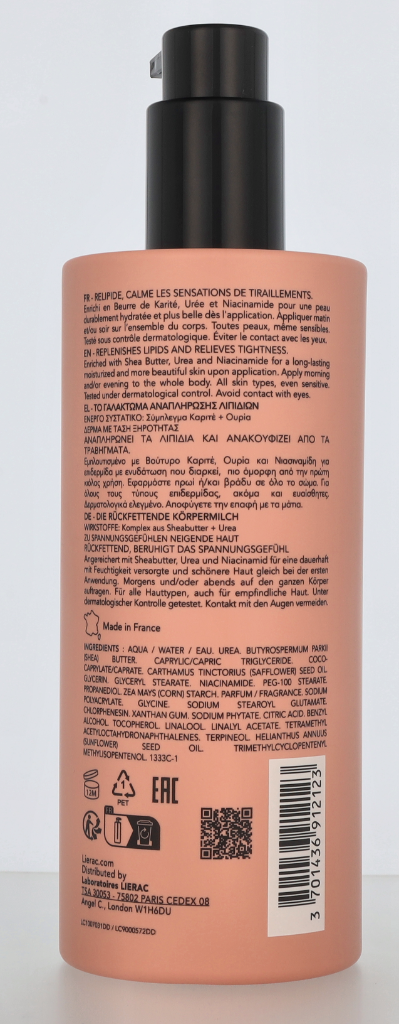 Lierac Body Nutri+ The Replenishing Lotion 400 ml