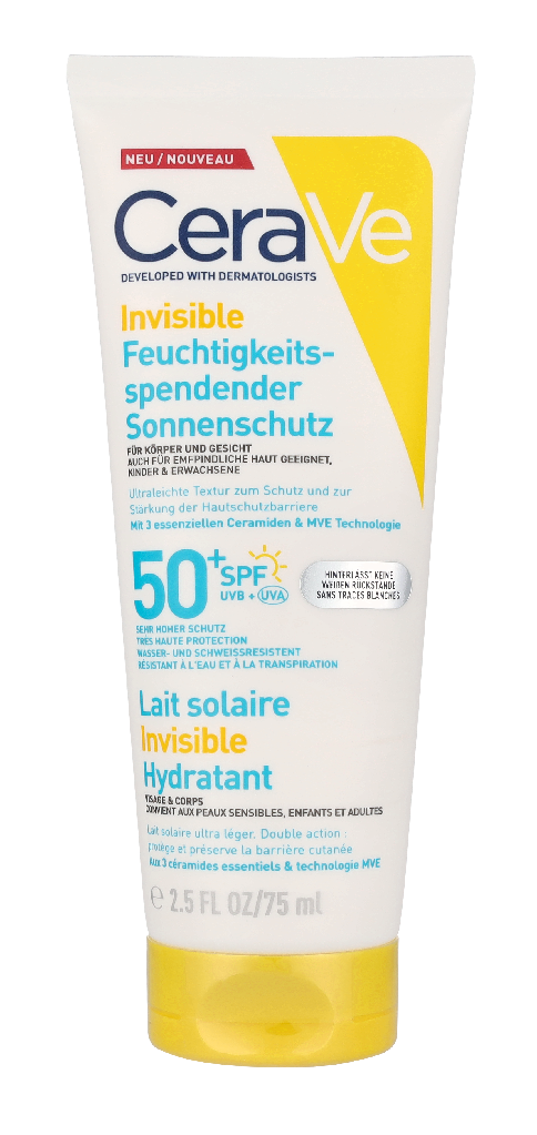 CeraVe Invisible Hydrating Sunscreen SPF 50+ 75 ml