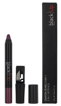 Black Up Mat 2 In 1 Lip Pencil