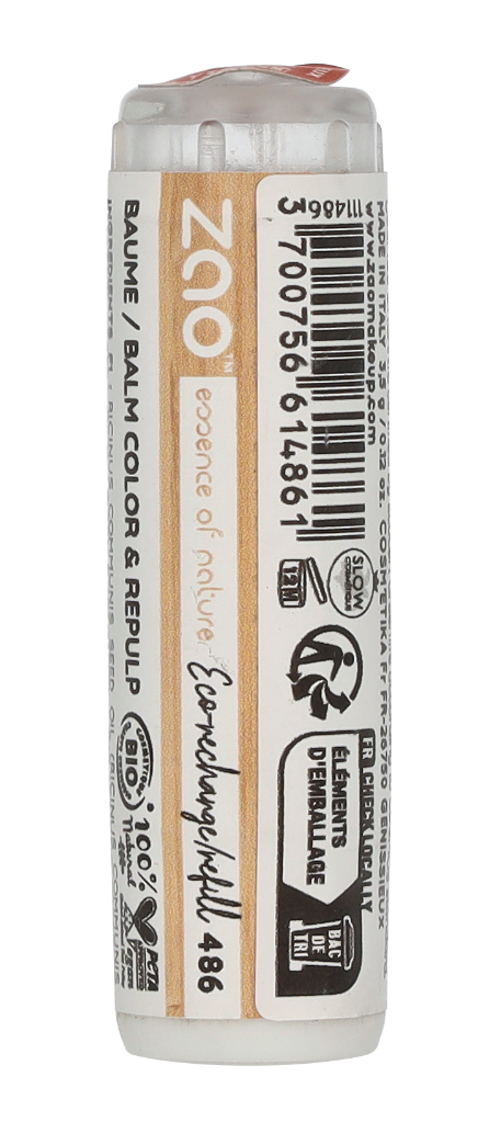 Zao Color & Repulp Lip Balm - Refill 3.50 g