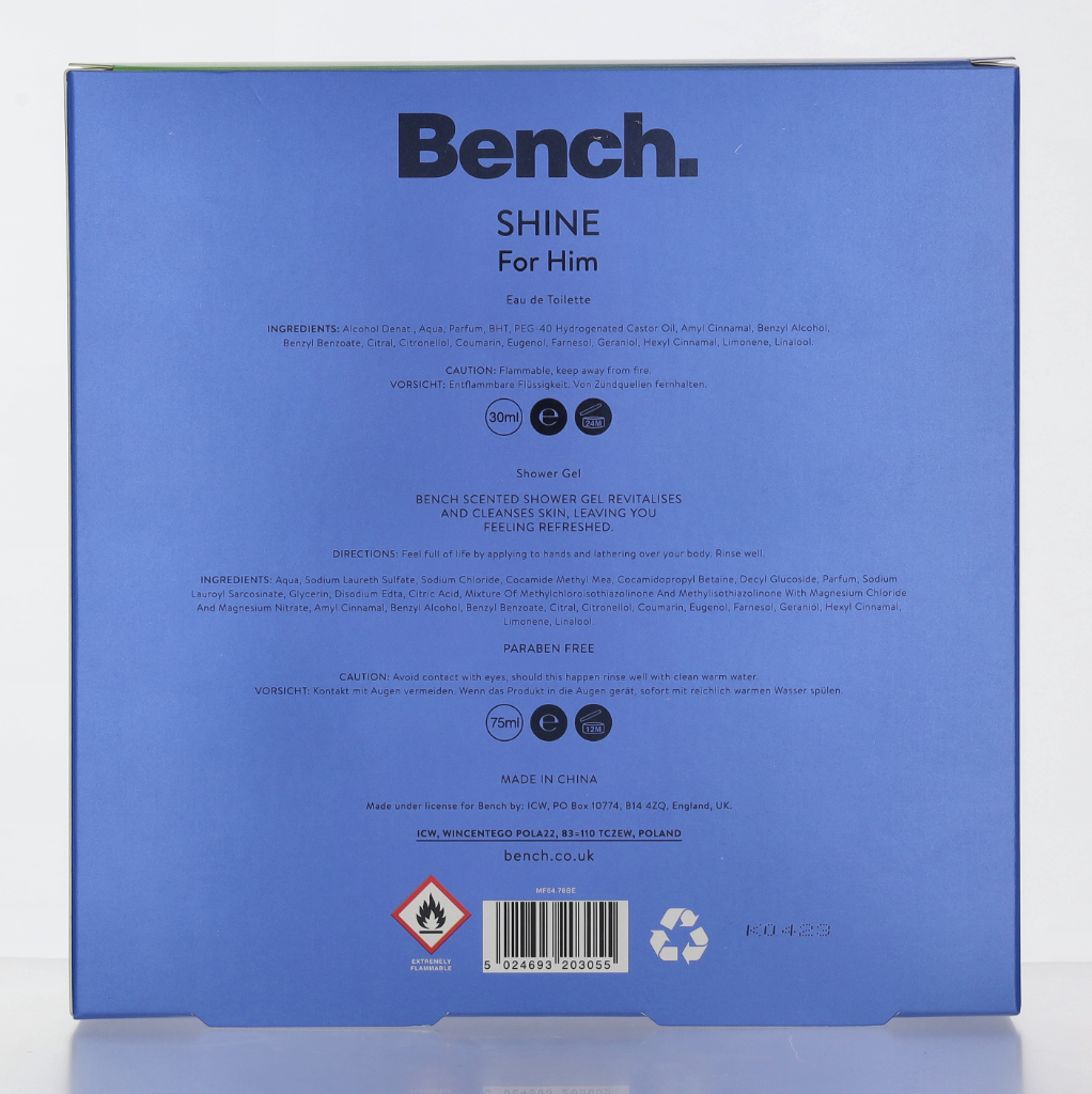 Bench Together For Him Giftset