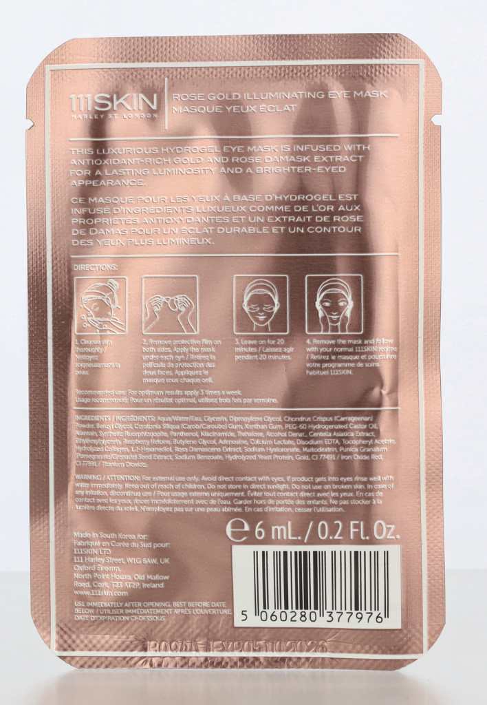 111Skin Rose Gold Illuminating Eye Mask 6 ml