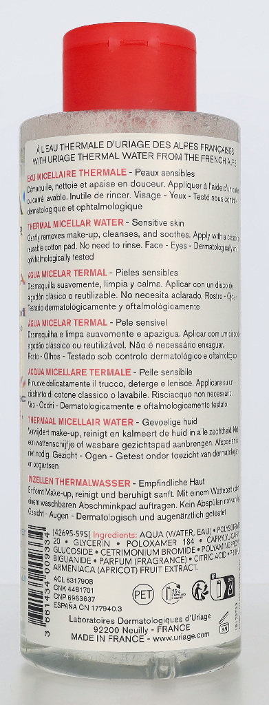 Uriage Thermal Micellar Water - Sensitive Skin