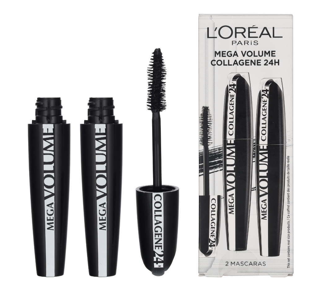 L'Oreal Mega Volume Collagene Mascara Duo Set 18 ml