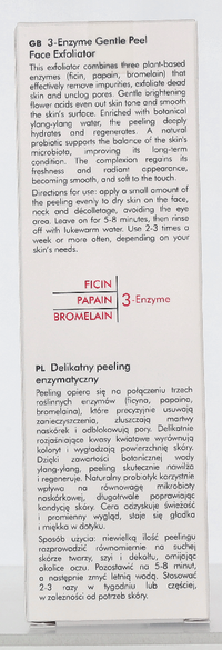 Dr Irena Eris Cleanology 3-Enzyme Gentle Peel Exfoliator For Face, Neck & Décolleté 75 ml