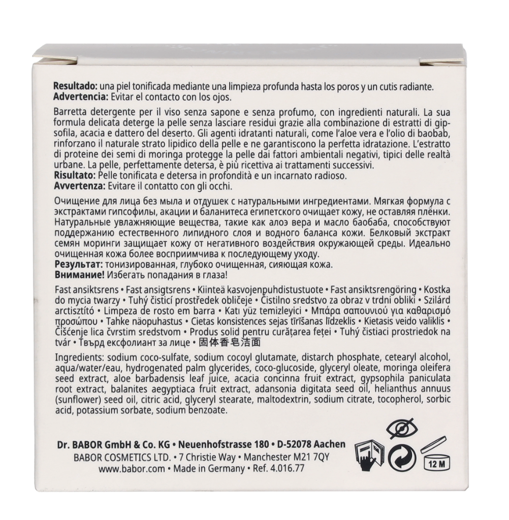 Babor Natural Cleansing Bar + Can 65 ml