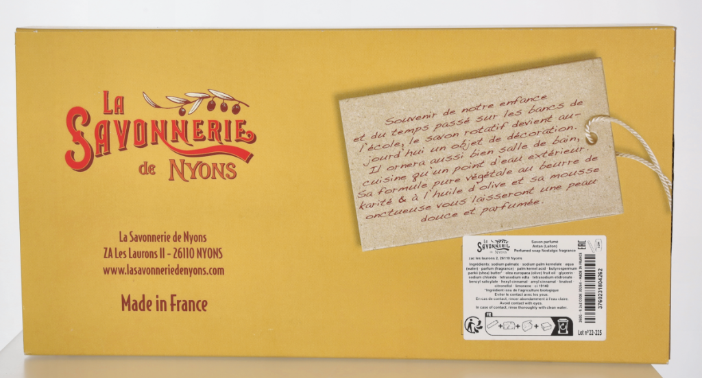 La Savonnerie De Nyons Rotating Soap With Brass Stand
