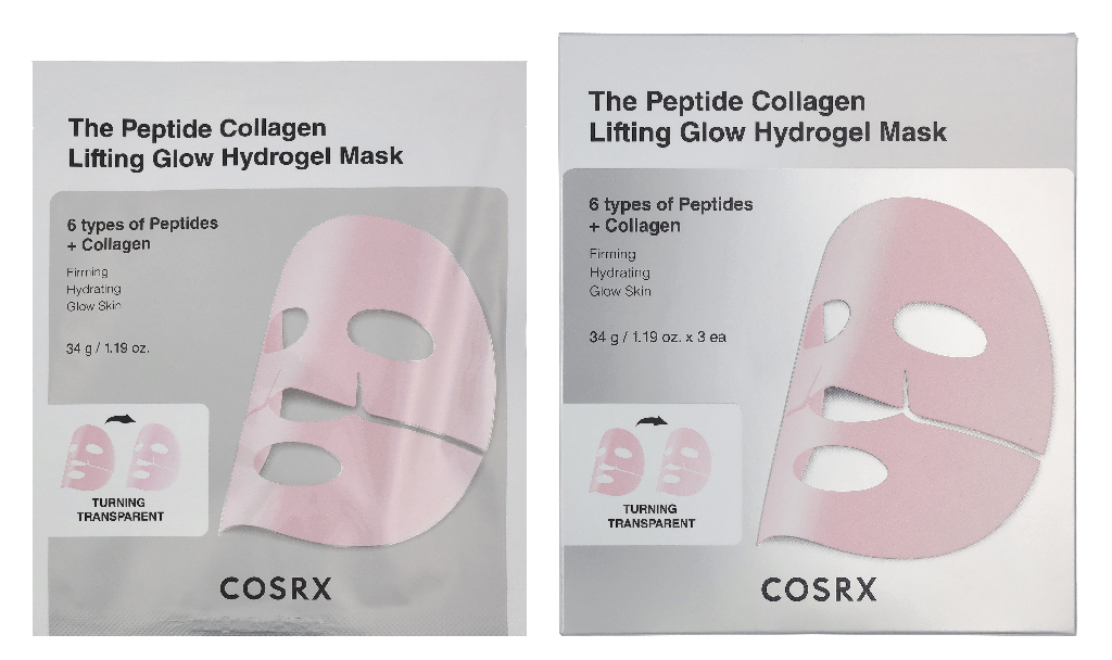 Cosrx The Peptide Collagen Lifting Glow Hydrogel Mask 102 g