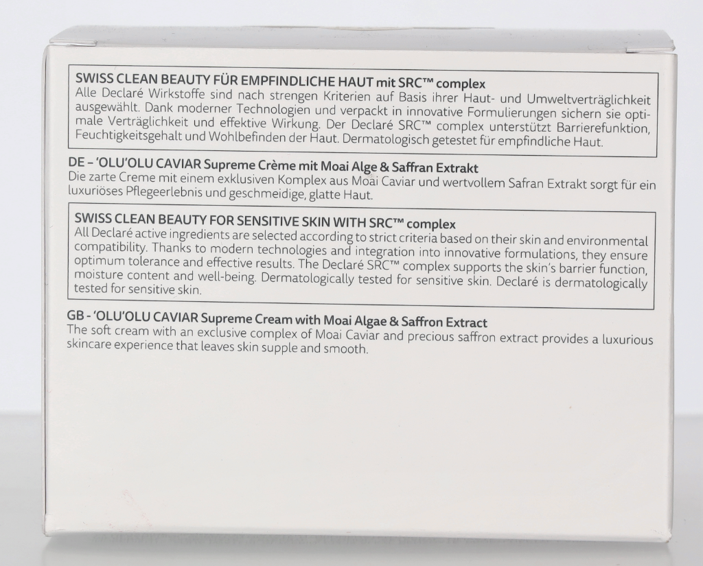 Declare 'Olu'Olu Caviar Supreme Cream 50 ml