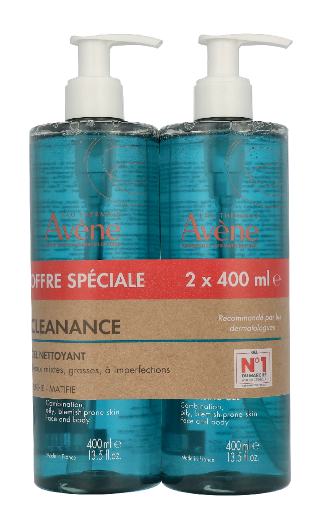 Avene Cleansing Gel Duo 800 ml
