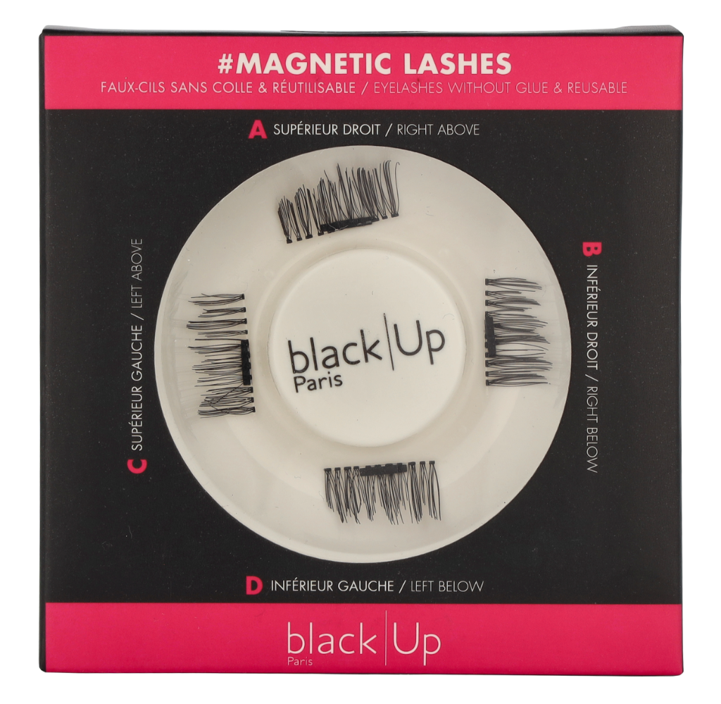 Black Up Magnetic Eyelashes 4 stuk