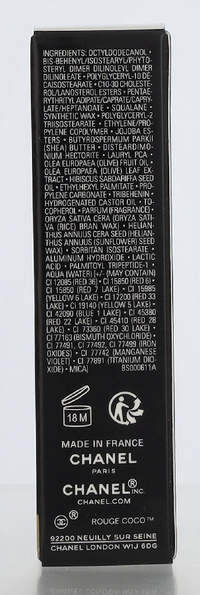 Chanel Rouge Coco Hydrating Beautifying Tinted Lip Balm 3 g
