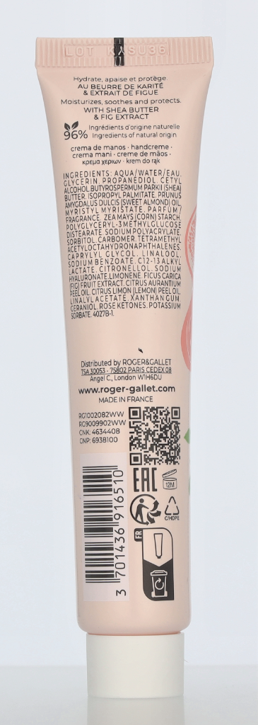 Roger & Gallet Fleur De Figuier Hand Cream 30 ml
