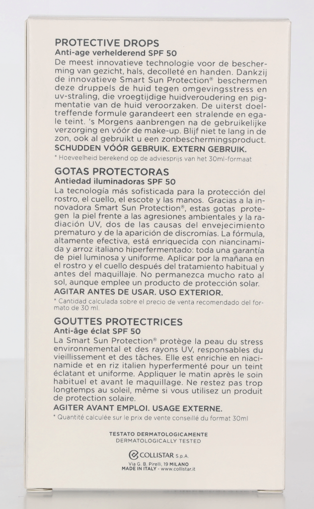 Collistar Protective Drops SPF50 50 ml