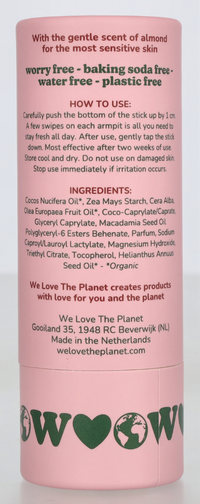 We Love The Planet Sensitive Deodorant Stick 40 g