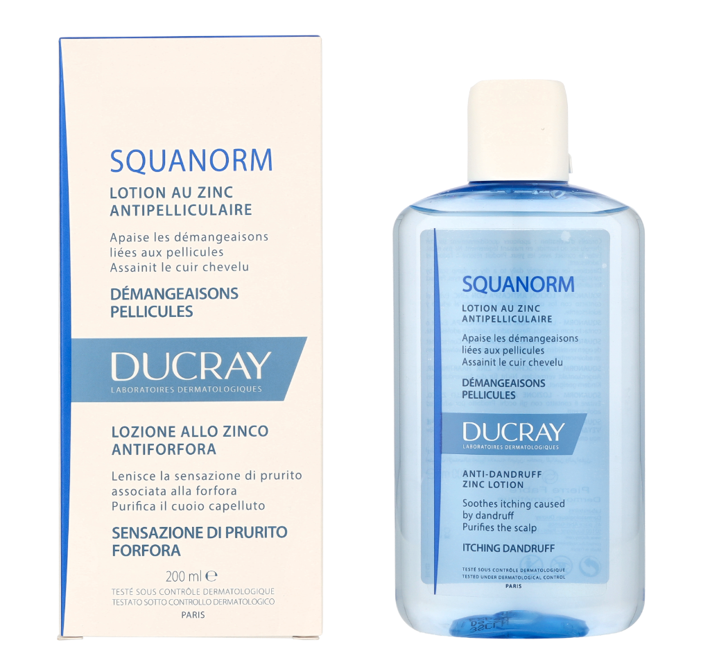 Ducray Squanorm Anti-Dandruff Zinc Lotion 200 ml