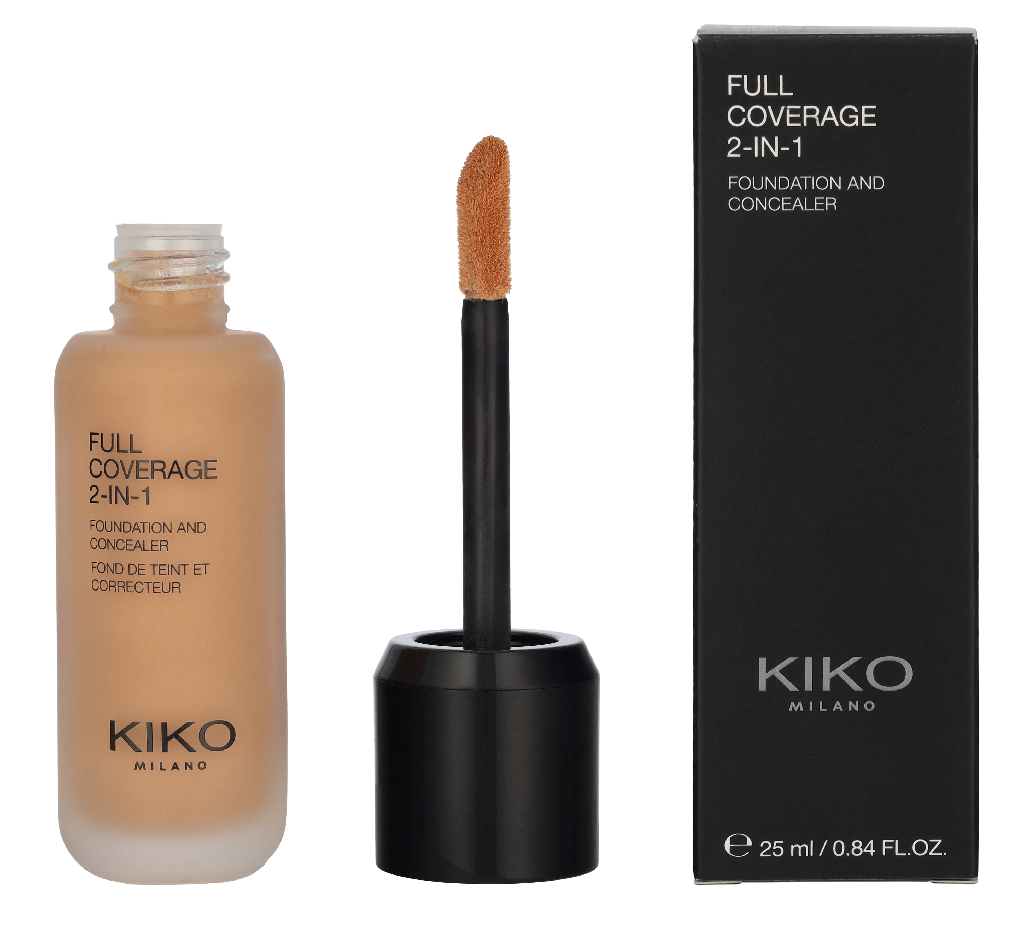 Kiko Milano Full Coverage 2 In 1 Foundation & Concealer 25 ml