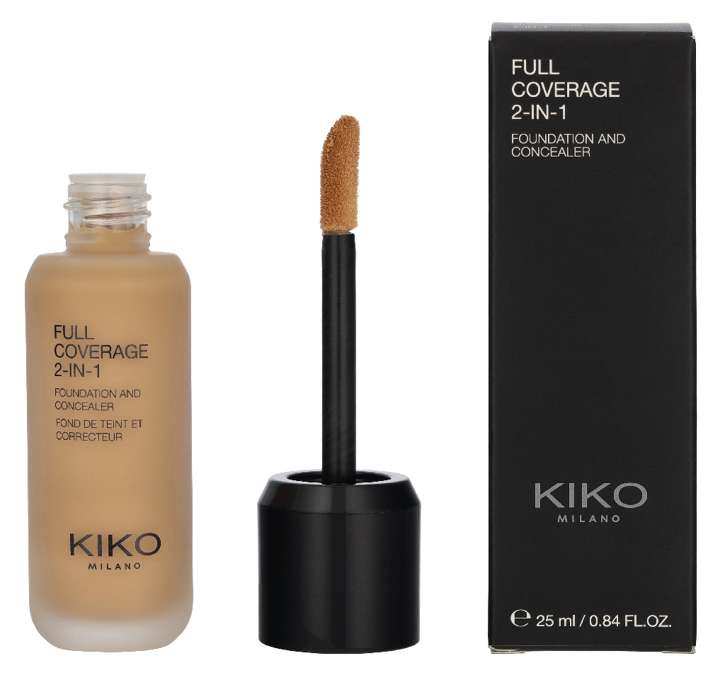 Kiko Milano Full Coverage 2 In 1 Foundation & Concealer 25 ml