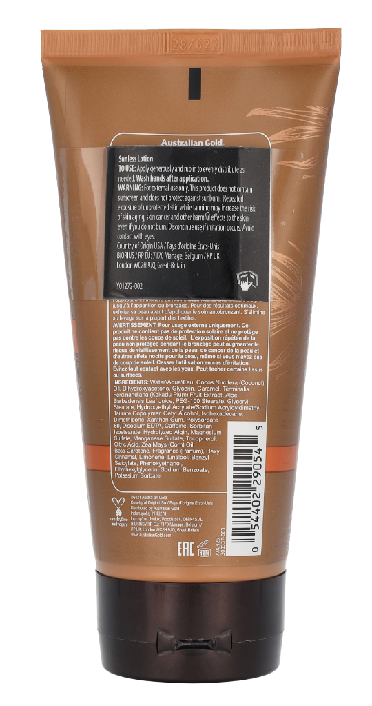 Australian Gold Intant Sunless Lotion 177 ml