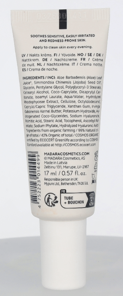 Madara Sos+ Sensitive Night Cream 17 ml
