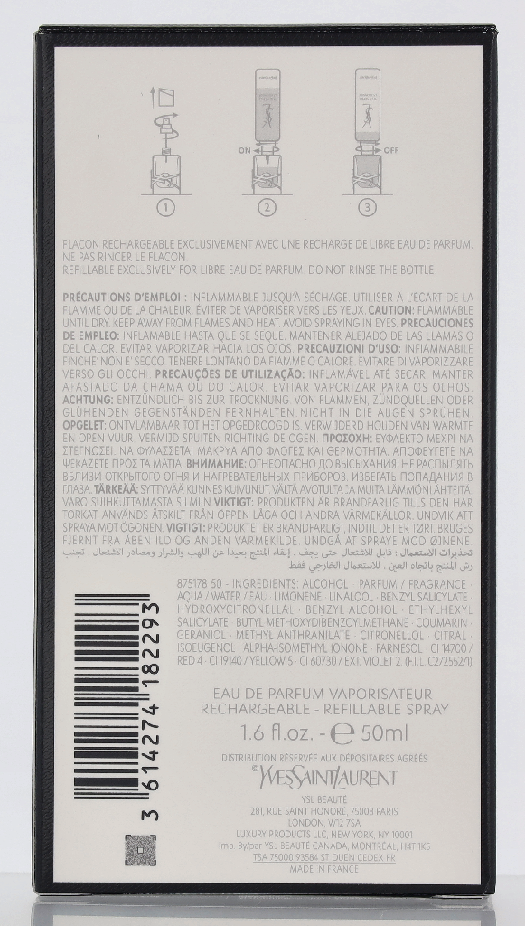 YSL Libre Edp Spray Refillable 50 ml