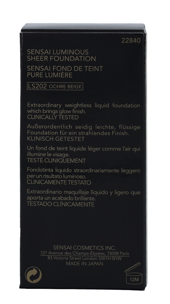 Sensai Luminous Sheer Foundation SPF15