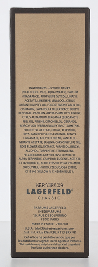 Karl Lagerfeld Classic Eau de toilette Spray