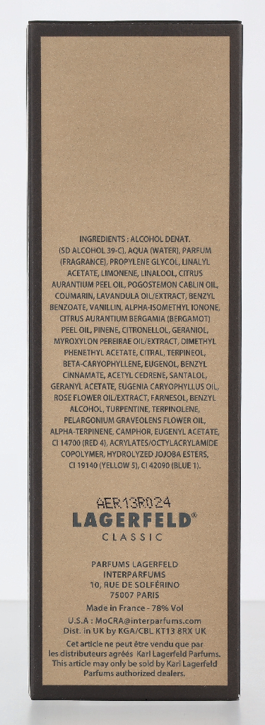 Karl Lagerfeld Classic Eau de toilette Spray