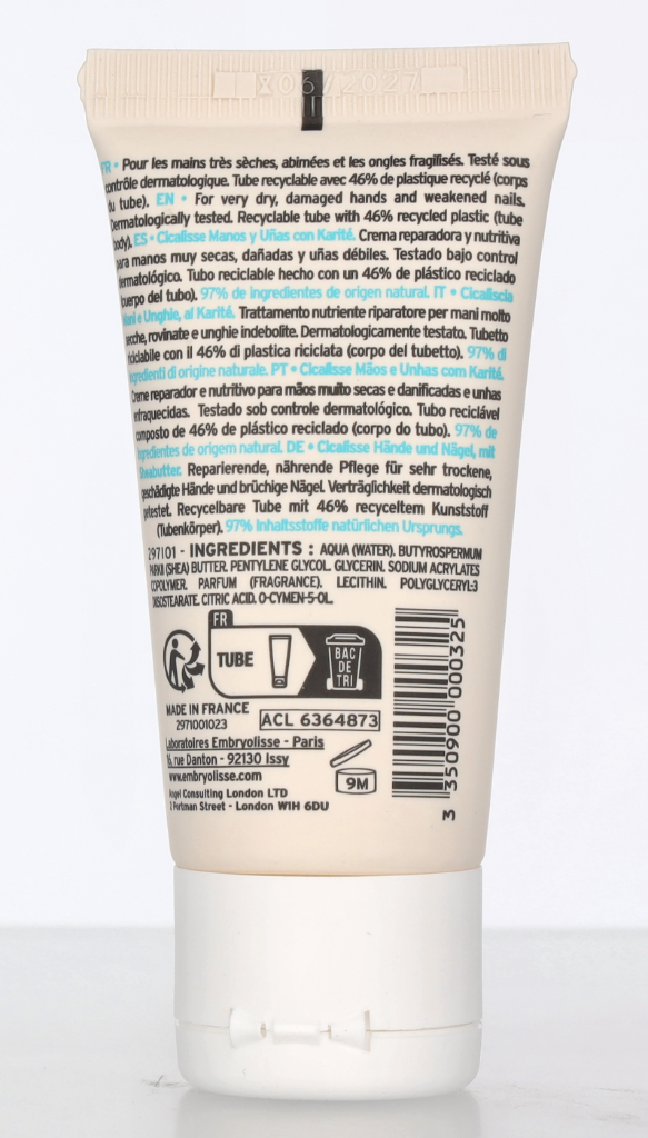 Embryolisse Cicalisse Hand & Nails Repair Cream 30 ml