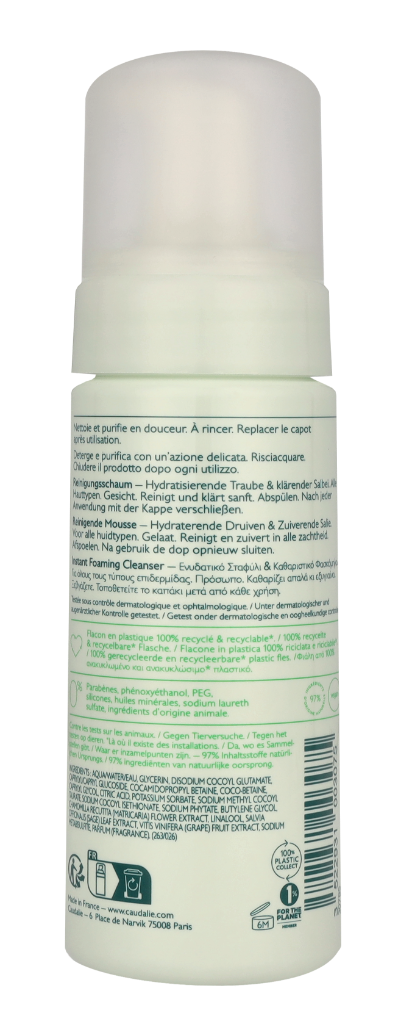 Caudalie Vinoclean Instant Foaming Cleanser