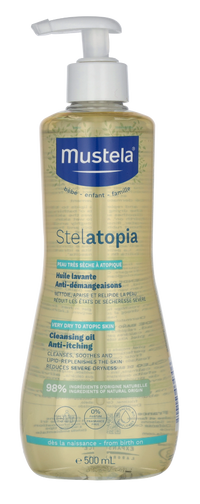 Mustela Bebe Stelatopia Cleansing Oil 500 ml
