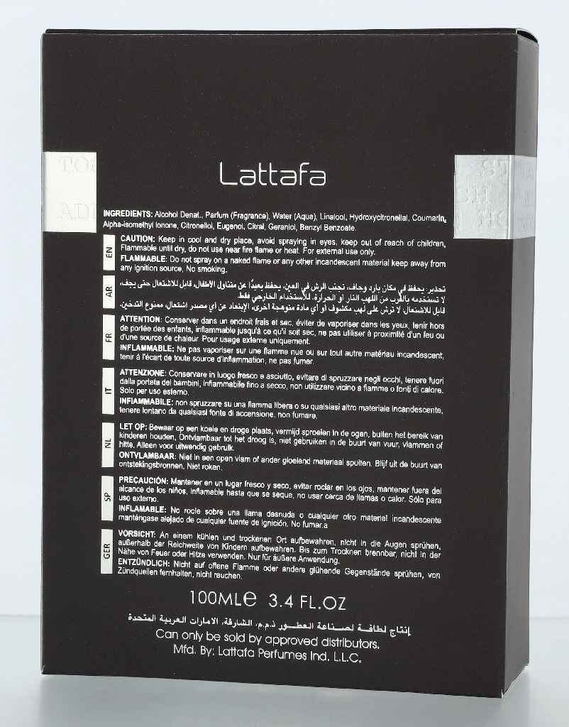 Lattafa Ramz (Silver) Edp Spray 100 ml