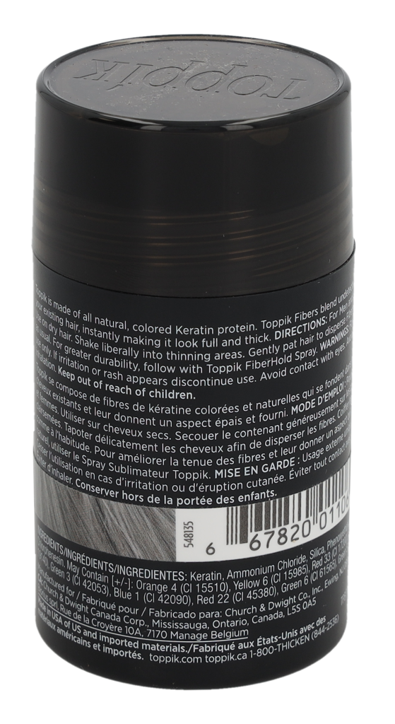 Toppik Hair Building Fibers - Grey 12 g
